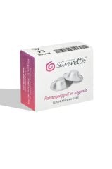 Silverette® Orijinal Gümüş Göğüs Ucu Koruyucu Kapakları Standart Beden