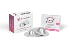 O-Feel Medikal Silikon Halka+ Silverette® Gümüş Göğüs Ucu + Mamélie® Doğal Yıkanabilir Göğüs Pedi Bambu Doğal