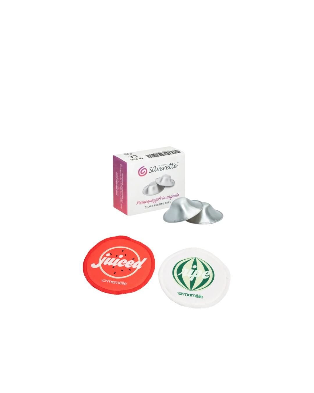 O-Feel Medikal Silikon Halka+ Silverette® Gümüş Göğüs Ucu Koruma Kapakları Standart Ürün